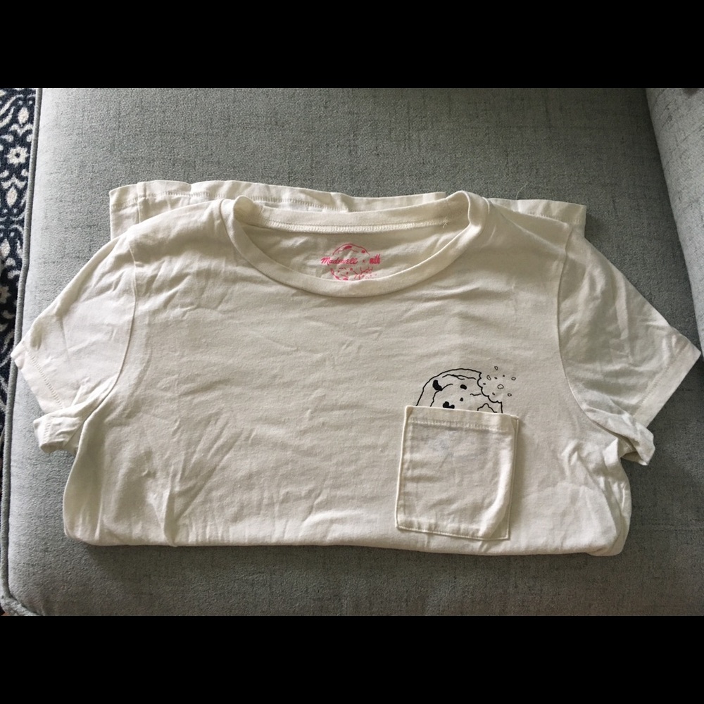 Madewell x Milkbar cookie short sleeve shirt small
